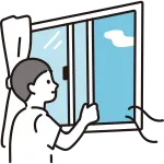 Man Ventilating Diagonal SVG Icon